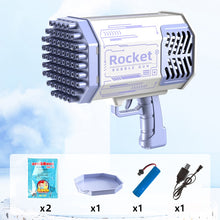 Load image into Gallery viewer, *NEW* LED Light Bubble Gun Rocket