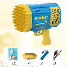 Load image into Gallery viewer, *NEW* LED Light Bubble Gun Rocket