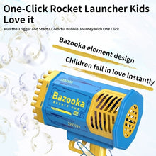 Load image into Gallery viewer, *NEW* LED Light Bubble Gun Rocket