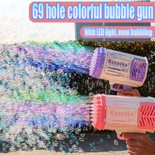 Load image into Gallery viewer, *NEW* LED Light Bubble Gun Rocket
